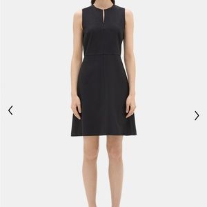 Theory Split Front Dress In Sevona Stretch Wool size 4